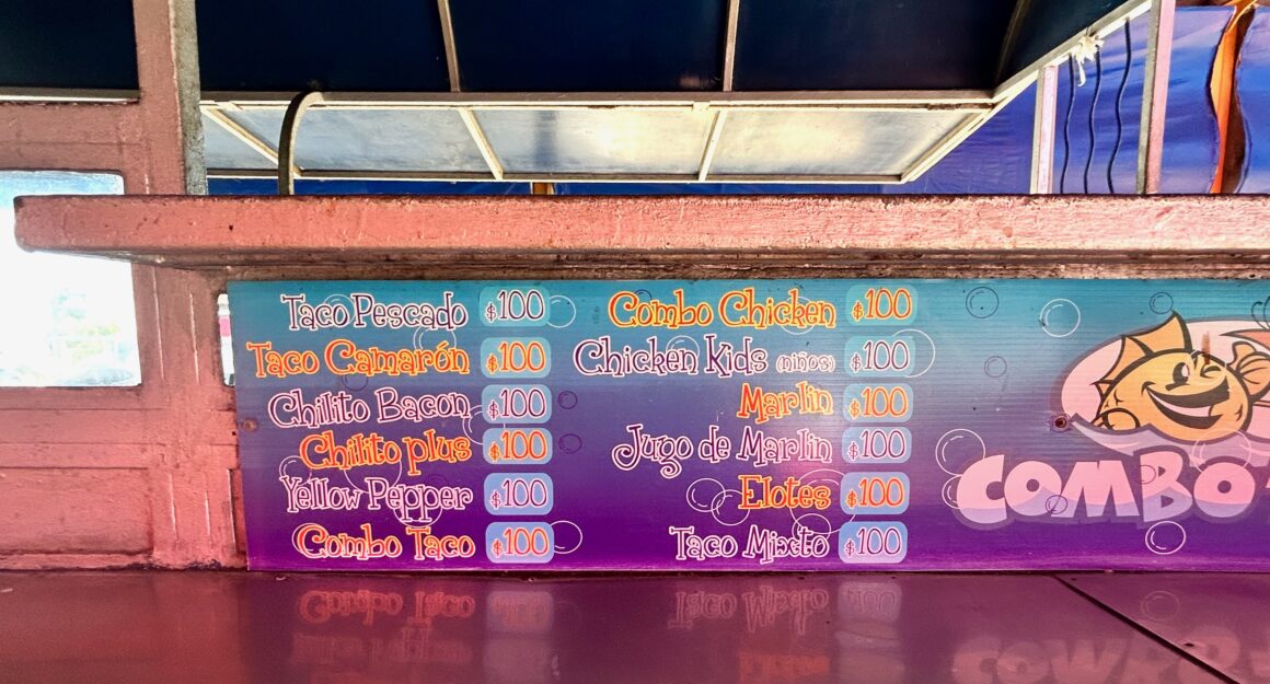 Combo Taco Individual Menu