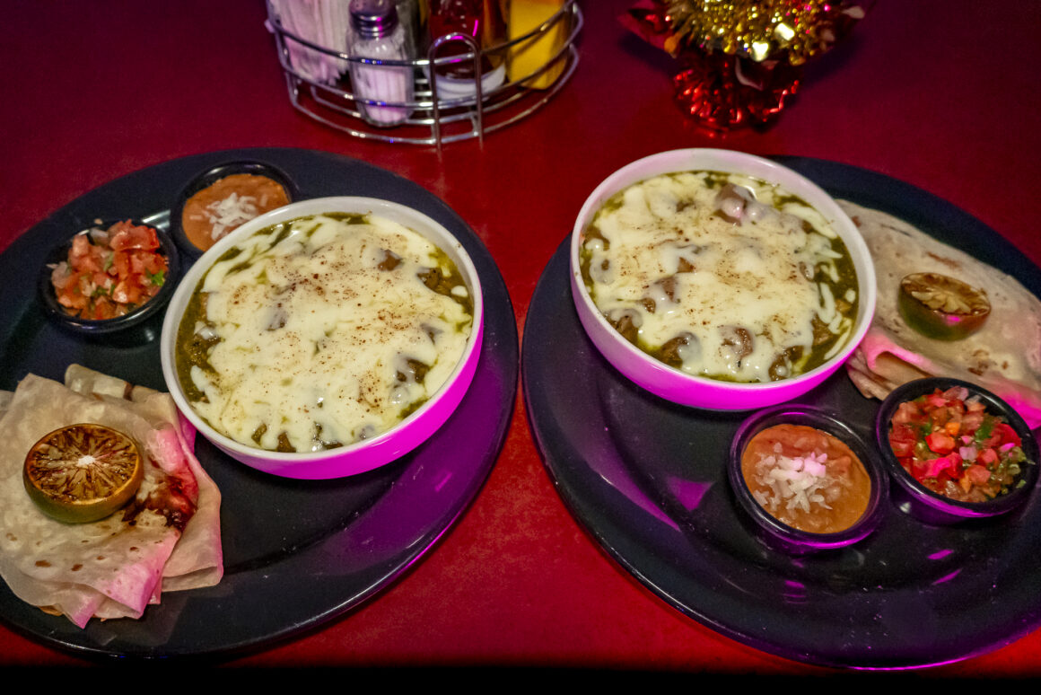 Los Shakas, Puerto Penasco Rocky Point Green Chili Pork