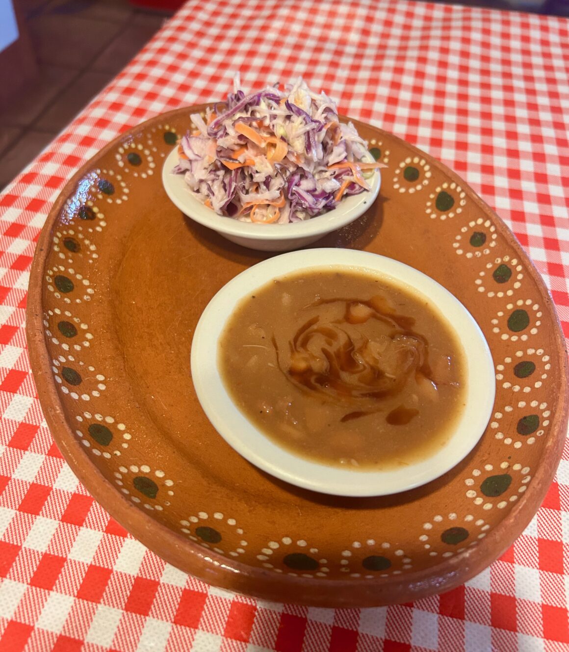 Rocky Point BBQ - Smoked Beans and Coleslaw